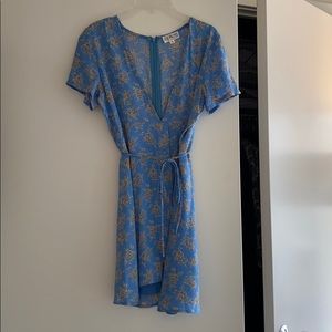V neck spring dress